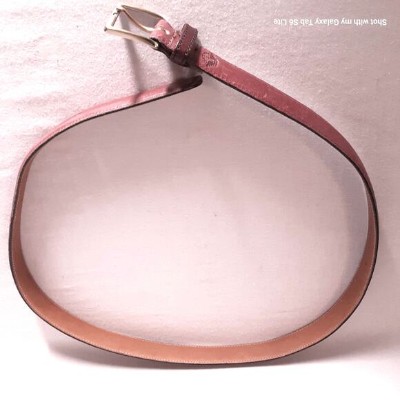 Dockers Leather Belt Mens Small Waist Burnt Umber Brown - Picture 5 of 10